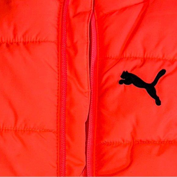 Girls Hot Pink Puma Vest Size XXS 3/4 - Picture 3 of 11